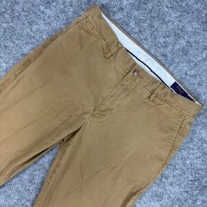Polo Ralph Lauren Men Stretch Straight Fit Chino Pants Khaki Tan 33x32